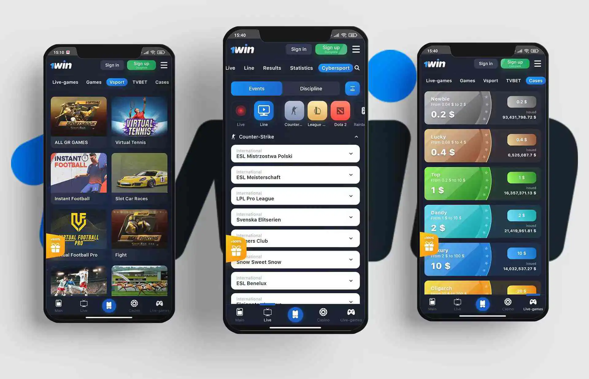 1win Betting App