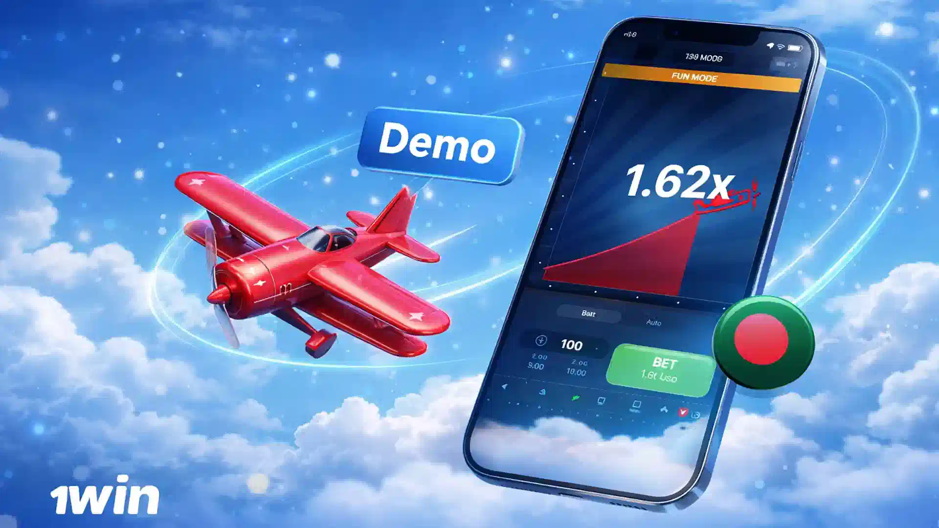 Practice with 1win Aviator demo mode before real betting